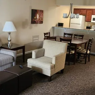 Lovely suite. Nicer than many apartments!