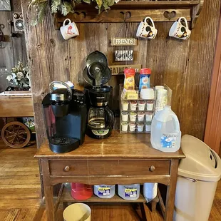 Kitchen coffee station