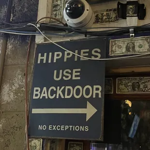 The place does have a sense of humor! Might be good to go just for drinks.