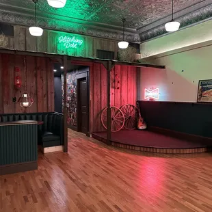 the interior of a restaurant