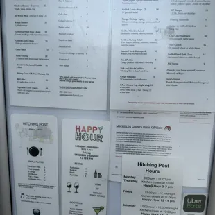 menu, sushi and sashimi