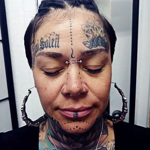 Bridge piercing by Milo