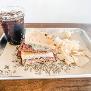 Hot Pastrami Sandwich