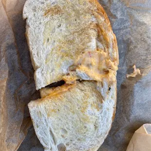 Hatch Pimento Sandwich with a side of potato chips