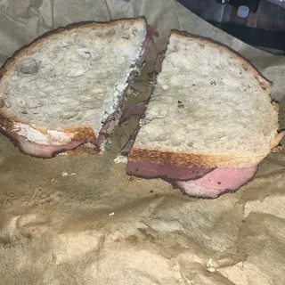 Hot Pastrami Sandwich