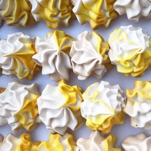 A whole box of meringues  You pick the flavor. You pick the colors.