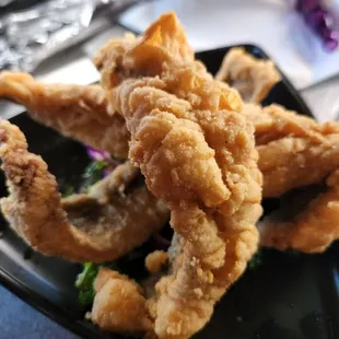 Fried whiting