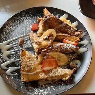 Pecan Pecan and Banana Foster French Toast