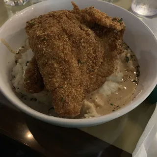 Fried Catfish and Fries Lunch