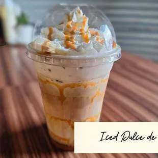 iced coffee in a plastic cup
