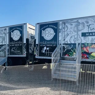 a row of food trucks