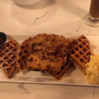 Fried Chicken and Waffle