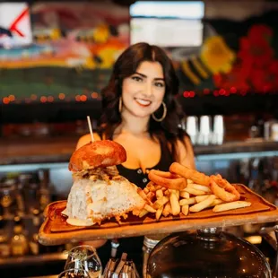 The Cheezilla Burger