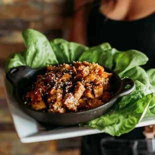 Chicken Teriyaki Lettuce Wraps