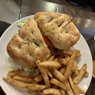 Chicken Basil Pesto Sandwich