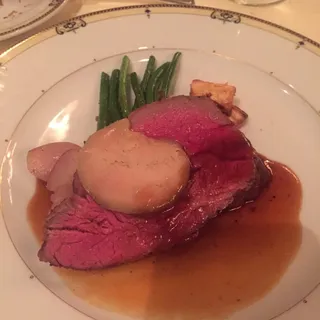 Filet Mignon with Spice Cured Foie Gras