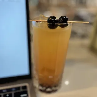 Not a tequila sunrise mocktail