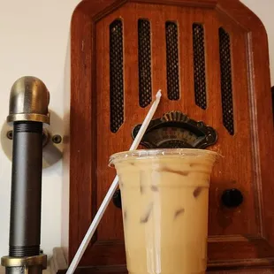 Black Walnut Latte (half oat &amp; half almond milk)