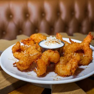 Our Coconut Shrimp Is A Great Sharing Start To A Meal With Friends Or Is Easily Enjoyed By One As Snack w/ Drinks!