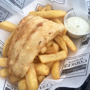 Fish N chips. Better than it looks.