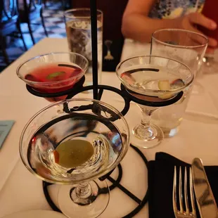 Flight of martini