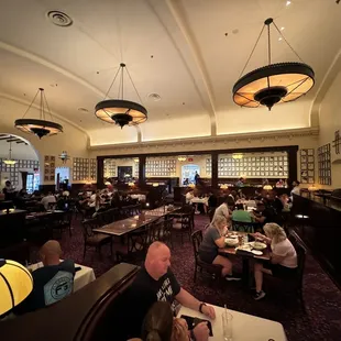 Inside dining area