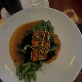 Grilled -ra King Salmon