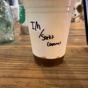 Salted Caramel Iced Macchiato