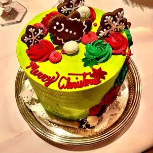 Chocolate Christmas Cake