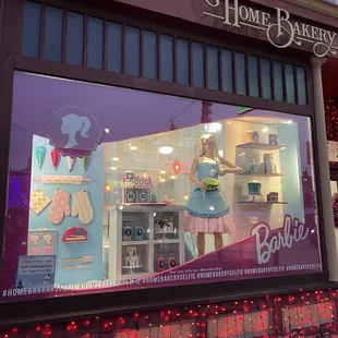 The Home Bakery Winter 2023 window display