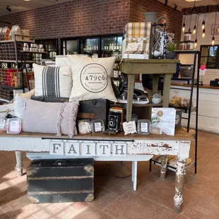 Faith cozy little old fashioned store with modern vibes