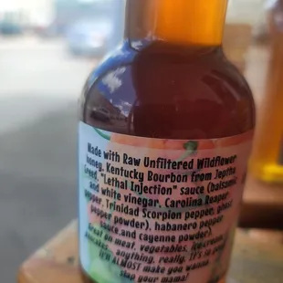 The Spicy Bourbon Honey has a LOT of pepper ingredients