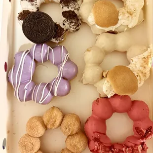 Oreo, Taro, Churro, Banana Pudding, Strawberry