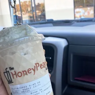 Dulce de leche frappe