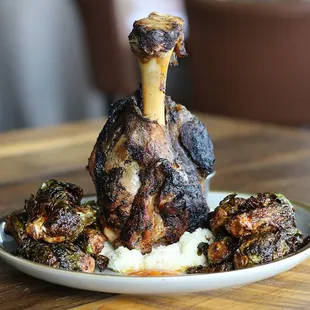 a plate of food on a table