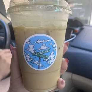 Pistachio Iced Latte