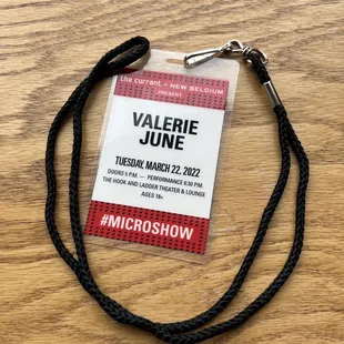 the name of the event