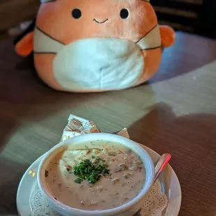 Clam chowder :D