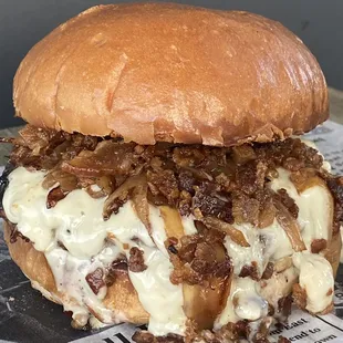 The Blue Cheese Burger