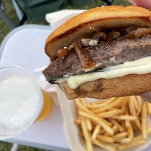 Blue Cheeseburger