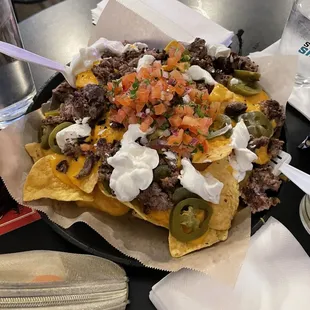 Nachos...not bad for a snack while getting your drank on