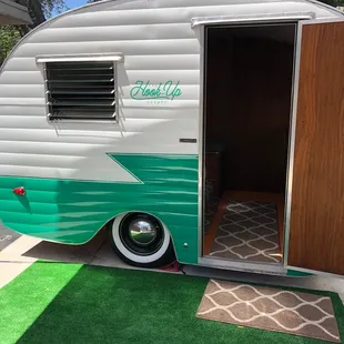 Exterior of trailer photobooth
