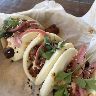 Pork Belly Kale Salad