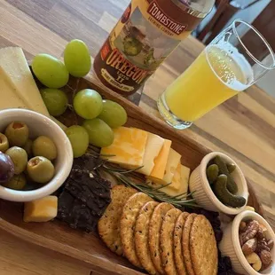 Meat-free, house-modified charcuterie board...How delicious to meet you!