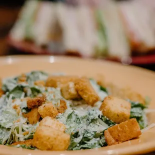 a plate of salad