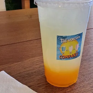 Peach lemonade