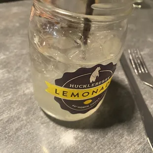 Huckleberry lemonade