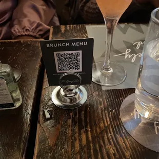 Contactless menu