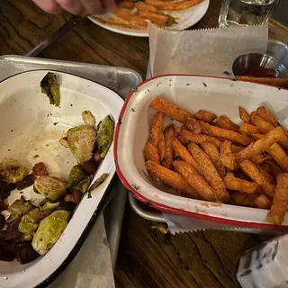 Blistered Brussel Sprouts