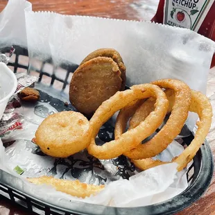 Appetizer sampler, what was left of it